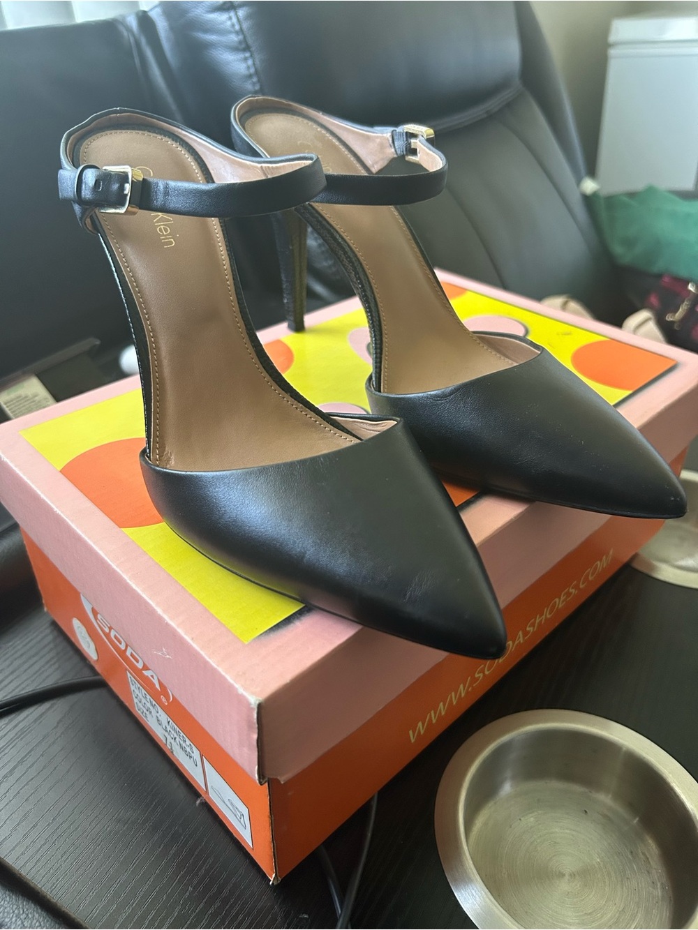 Black Calvin Klein Heels